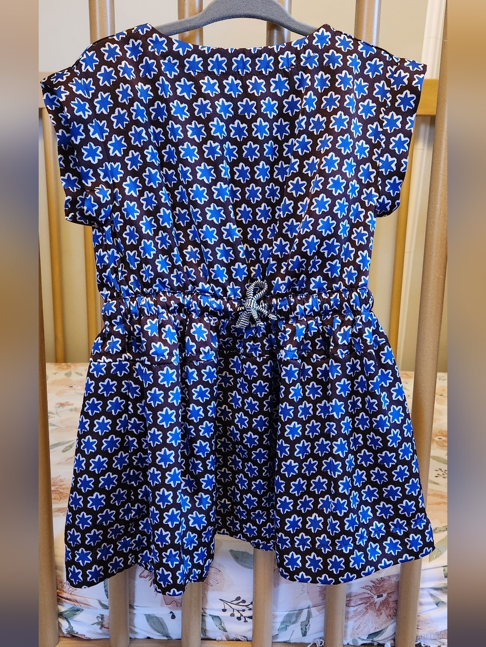 Crewcuts Blue and White Star Print Dress